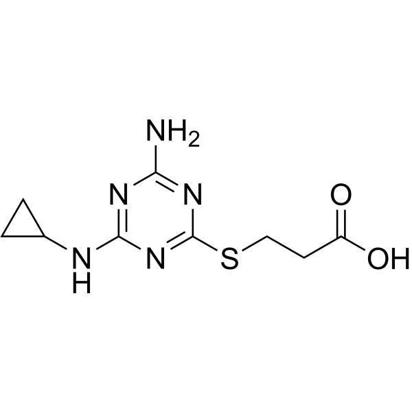 Cyromazine-3-mercaptopropanoic acid 2365353-26-8